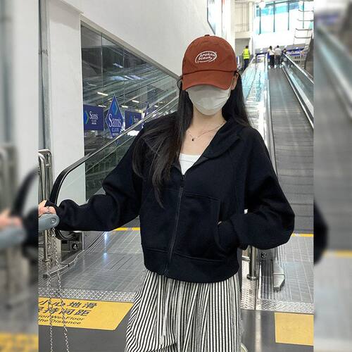 jacket for women korean stylewomen elegent tops black hoodie