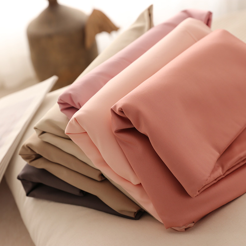 清仓特惠 出口欧美100纯棉贡缎80支全棉埃及棉贡缎床单 纯色睡单