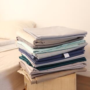 孤品瑕疵处理 外贸出口80支埃及棉贡缎纯棉床单双人1.5m1.8m睡单