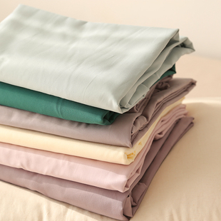 秋冬加厚磨毛床单 外贸出口欧美60s贡缎柔软厚实磨毛1.5m1.8m被单