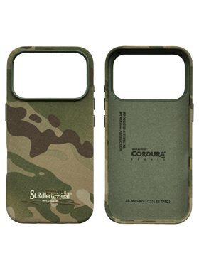 STRL Cordura尼龙机能迷彩面料刺绣Logo苹果iPhone17 Pro/Pro Max Magsafe磁吸手机壳保护套