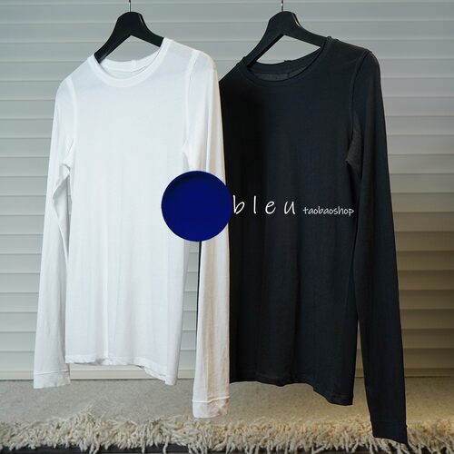 bleu 经典返场 喜欢的打底高手 黑白长袖T恤