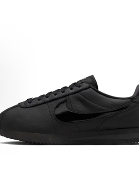 Nike Premium Leather 黑色 女款 低帮 休闲运动跑步鞋FB6877-002
