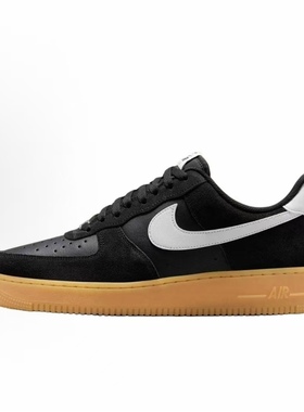 Nike耐克男鞋Air Force 1黑色AF1空军一号休闲低帮板鞋FQ8714-004