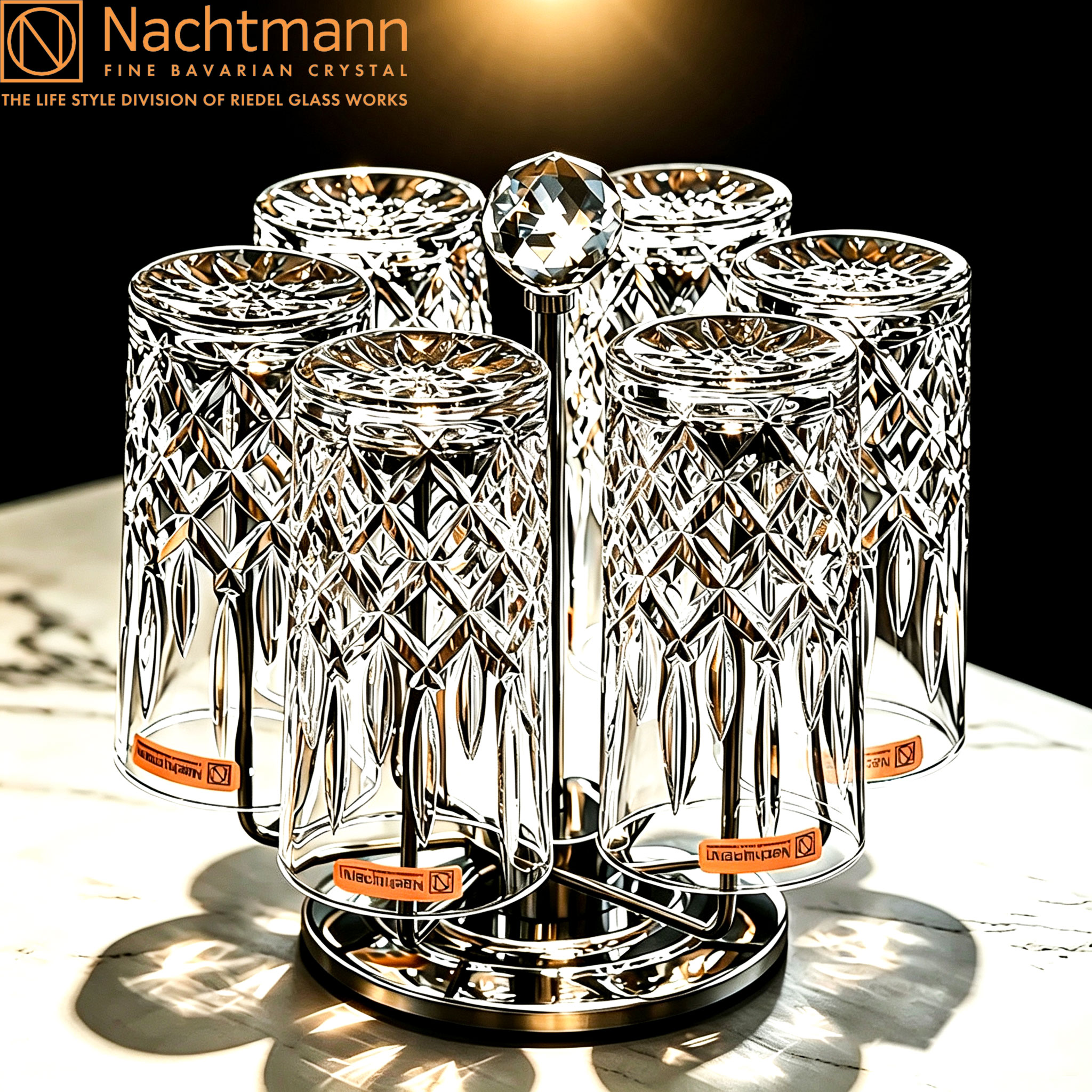 Nachtmann欧式水晶玻璃杯架正品