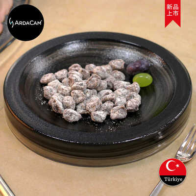 ARDACAM进口无铅玻璃水墨风果盘