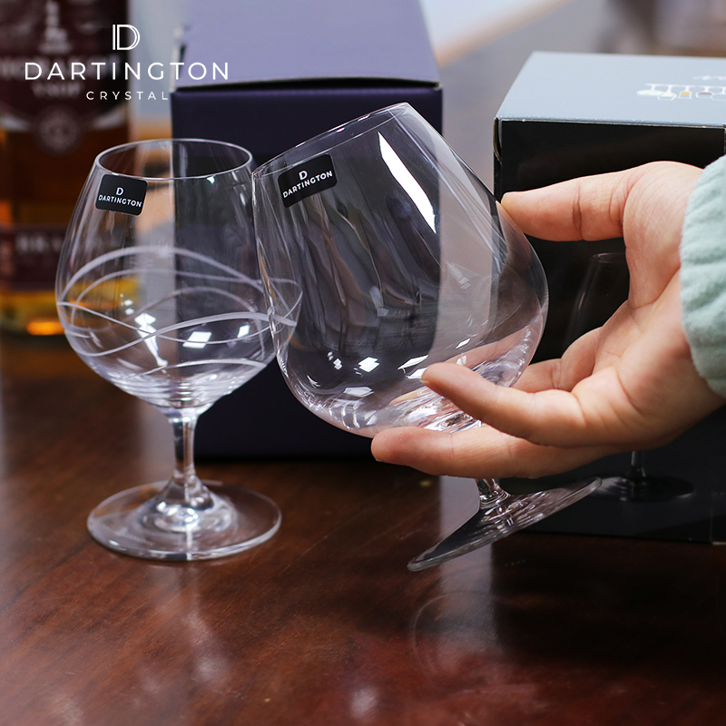 英国dartington水晶玻璃白兰地杯