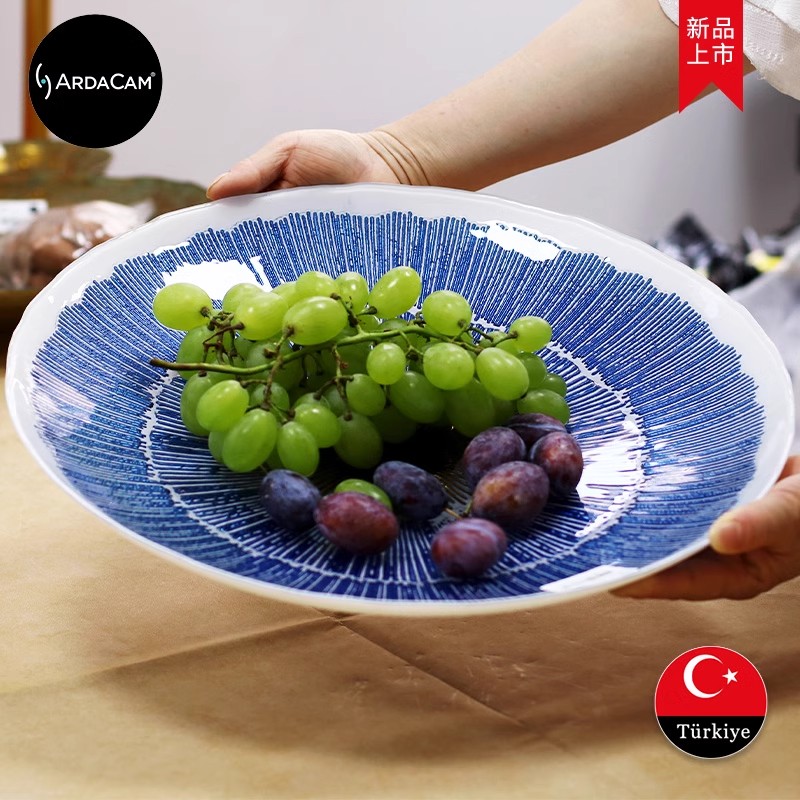 ARDACAM手工无铅玻璃零食盘果盘