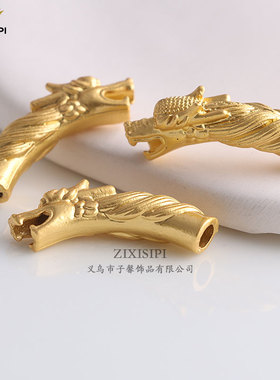 生肖龙头隔珠保色电镀