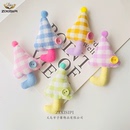 INS风可爱雨伞格子布艺充棉配件DIY服饰配饰儿童小公仔 M1052