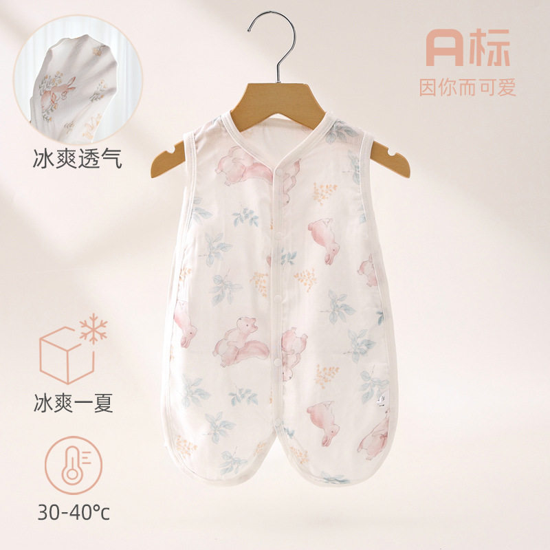 夏季婴儿背心琵琶哈衣琵琶爬服连身衣服连体衣服外出爬服琵琶衫