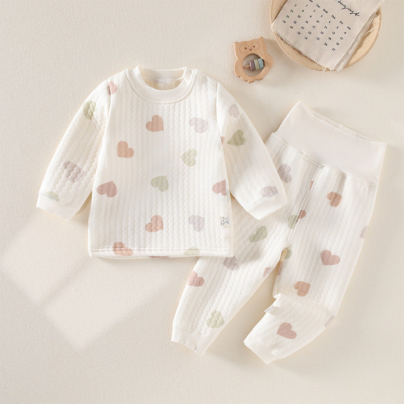 秋冬婴儿保暖内衣套装男女宝宝纯棉加厚高腰保暖内衣套装儿童内衣,童装/婴儿装/亲子装,内衣套装,淘宝优惠券,粉丝福利购,淘宝优惠卷