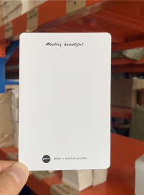 kp540约100张 8*12白色无孔MB发圈纸卡皮筋卡片发绳纸卡