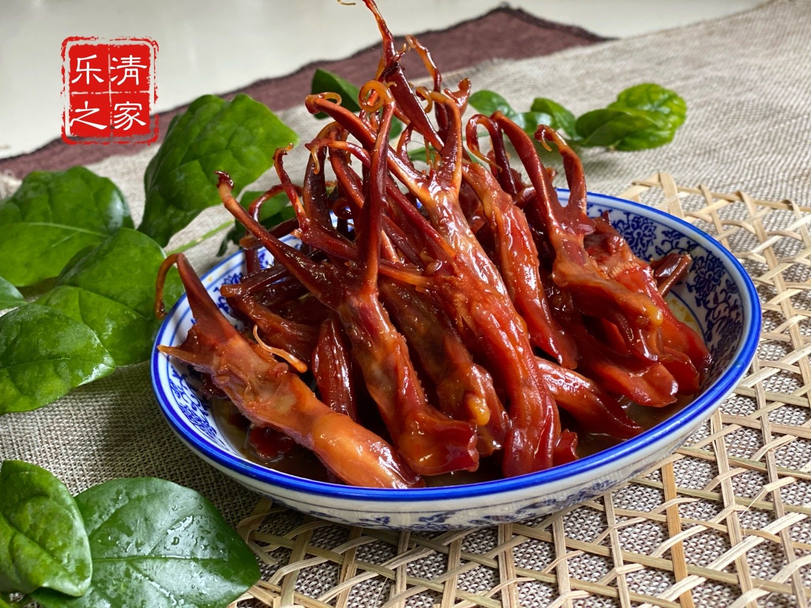 【卤鸭舌】温州柳市优选红烧五香卤制酱鸭舌250克半成品 乐清之家