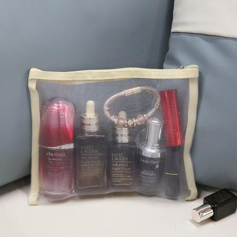 外贸原单便携式网纱化妆包