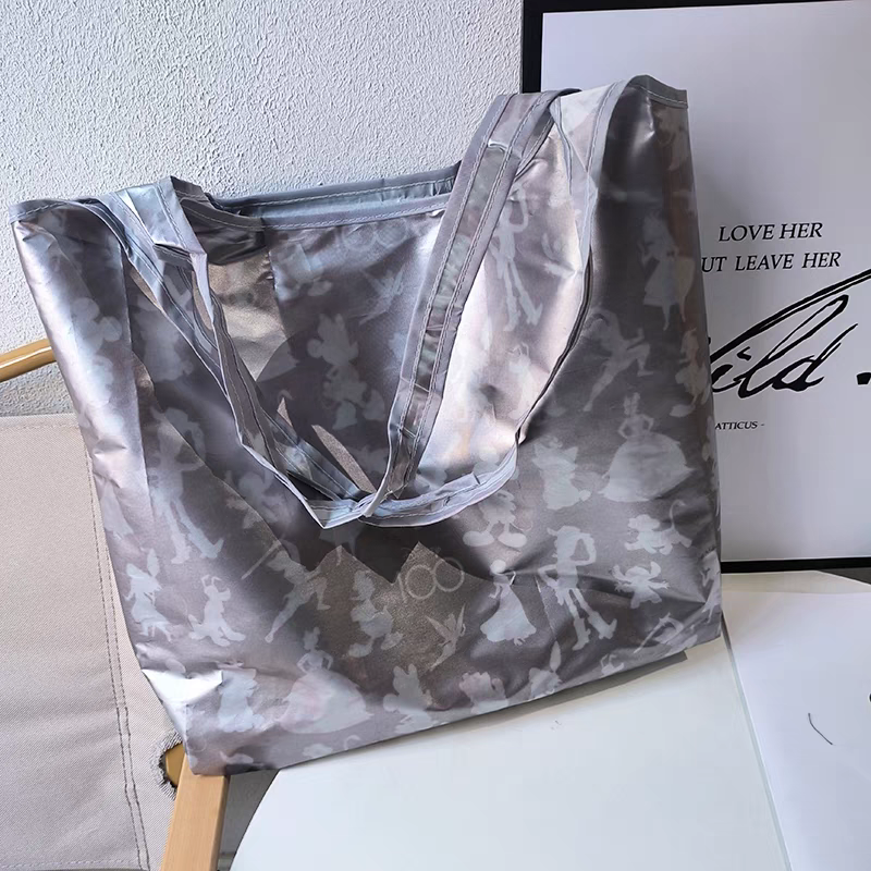 卡通可折叠手提超市单肩购物袋