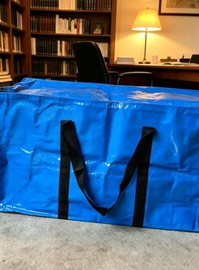 超大容量蓝色PE编织袋被子收纳袋搬家袋学生装衣服收纳袋整理袋