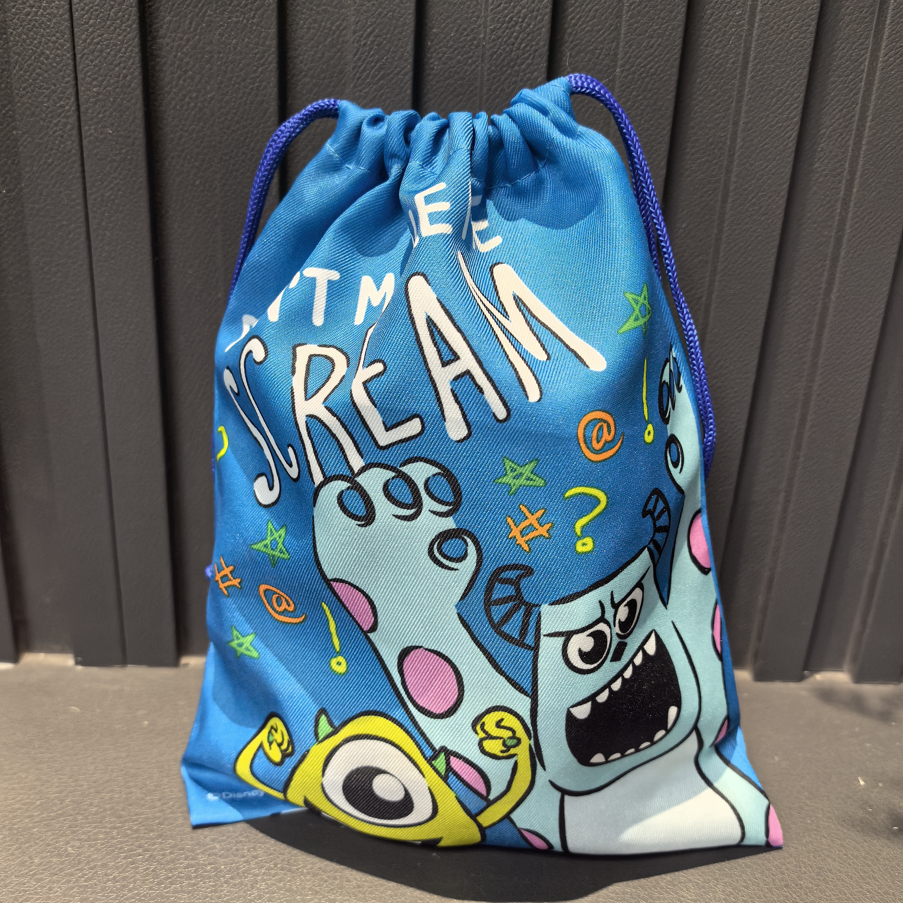 日单卡通收纳袋抽绳袋蓝色粉色电器袜子内衣整理袋束口袋