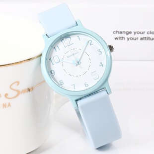 洵时尚儿童手表女款学生初高中简约防水小巧精致女孩指针式电子表