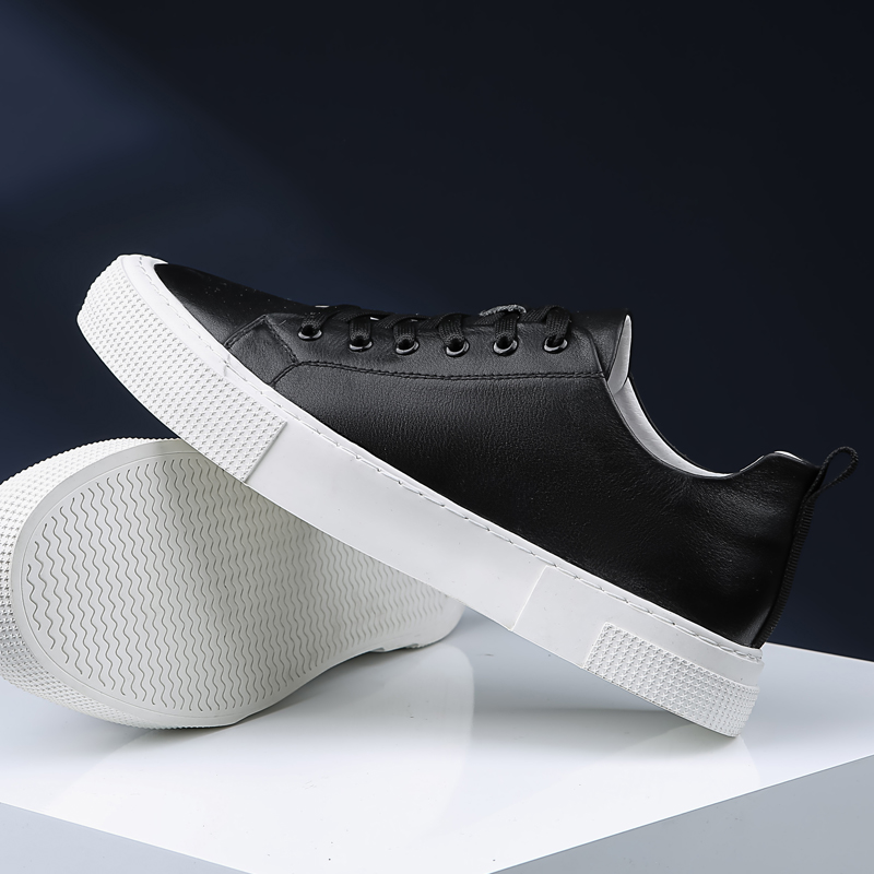 奥象男鞋2025新款春季潮鞋真皮板