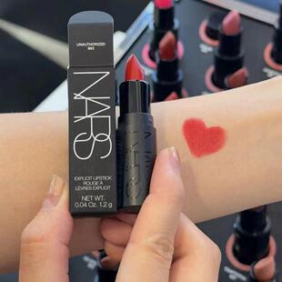 Nars/娜斯夏季敢欲唇膏口红黑圆管柔雾 863 803body heat小样1.2g