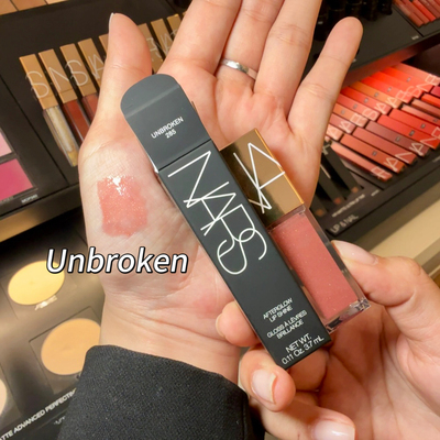 专转柜赠品nars纳斯粉金管唇釉 unbroken 3.7ml中小样