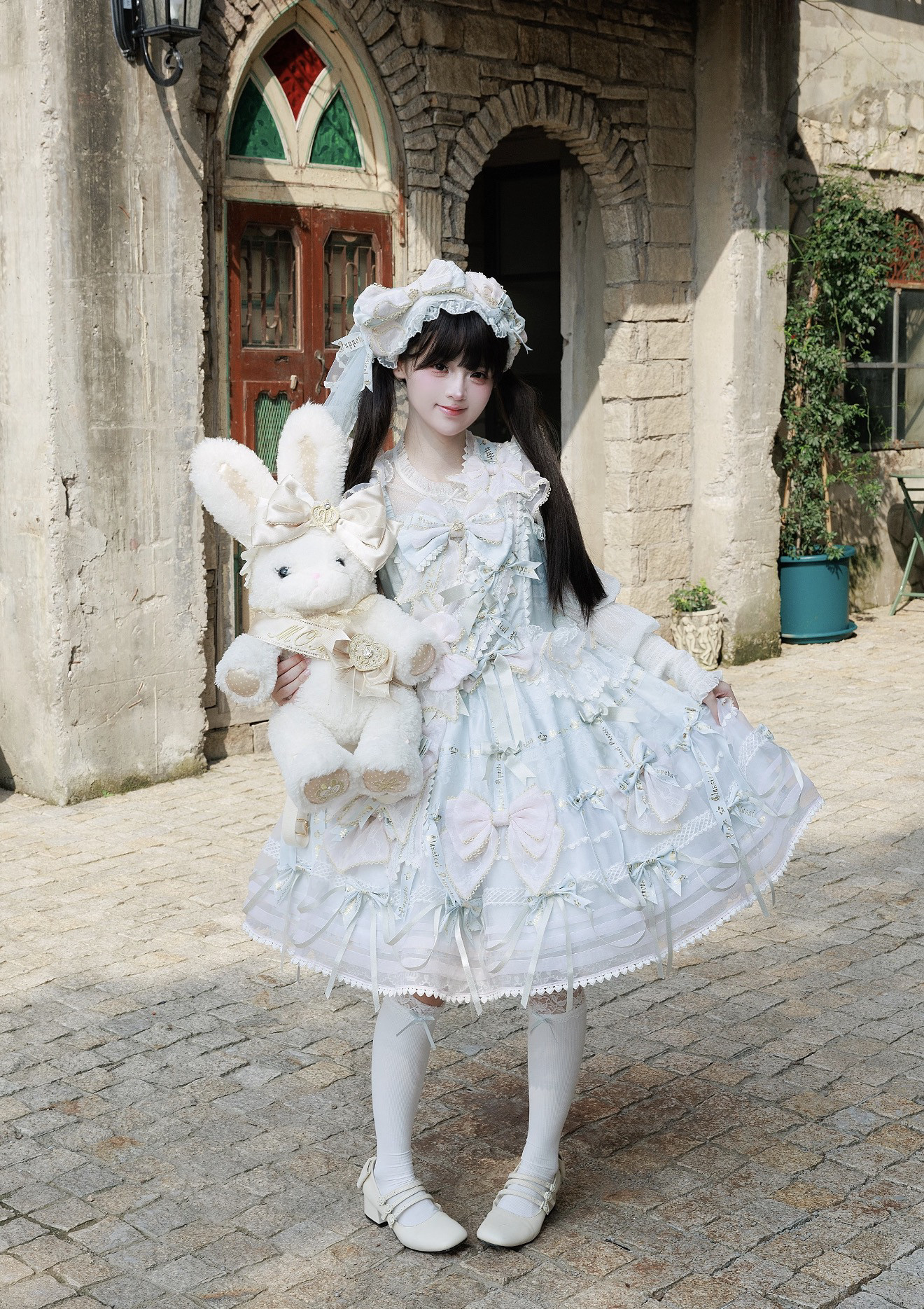 现货Momo物语周年白金立体包立体兔斜挎包lo双肩包