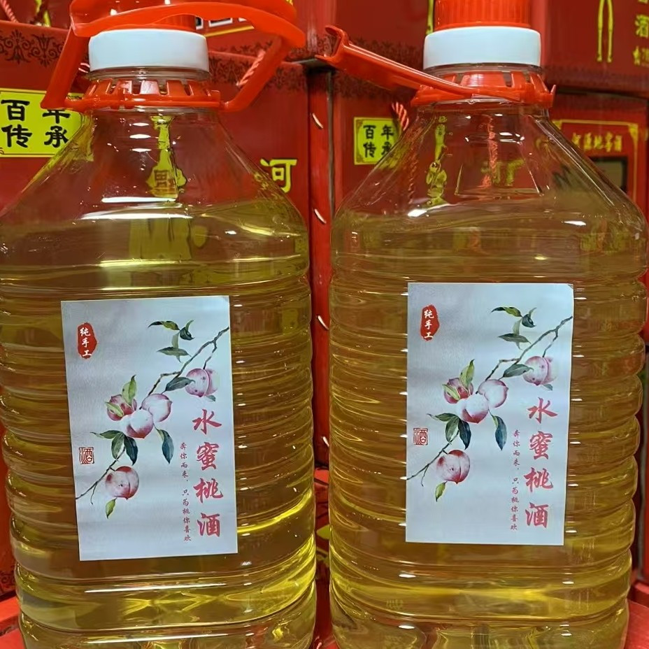 自酿正宗水蜜桃酒原浆桃子泡酒