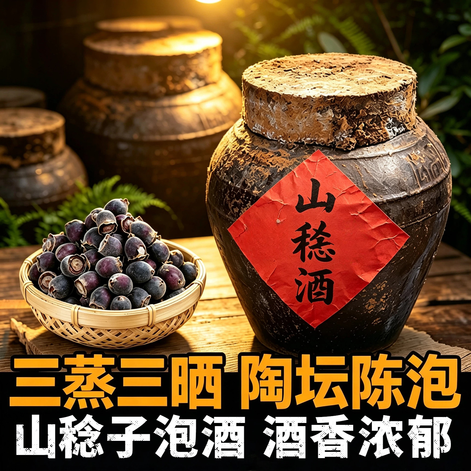 客家三蒸三晒山捻子泡酒40度10斤