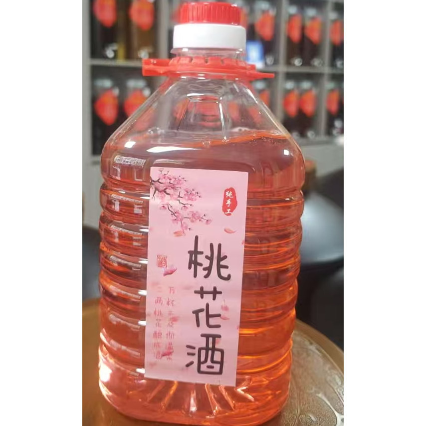 自酿正宗桃花酒原浆桃花泡酒