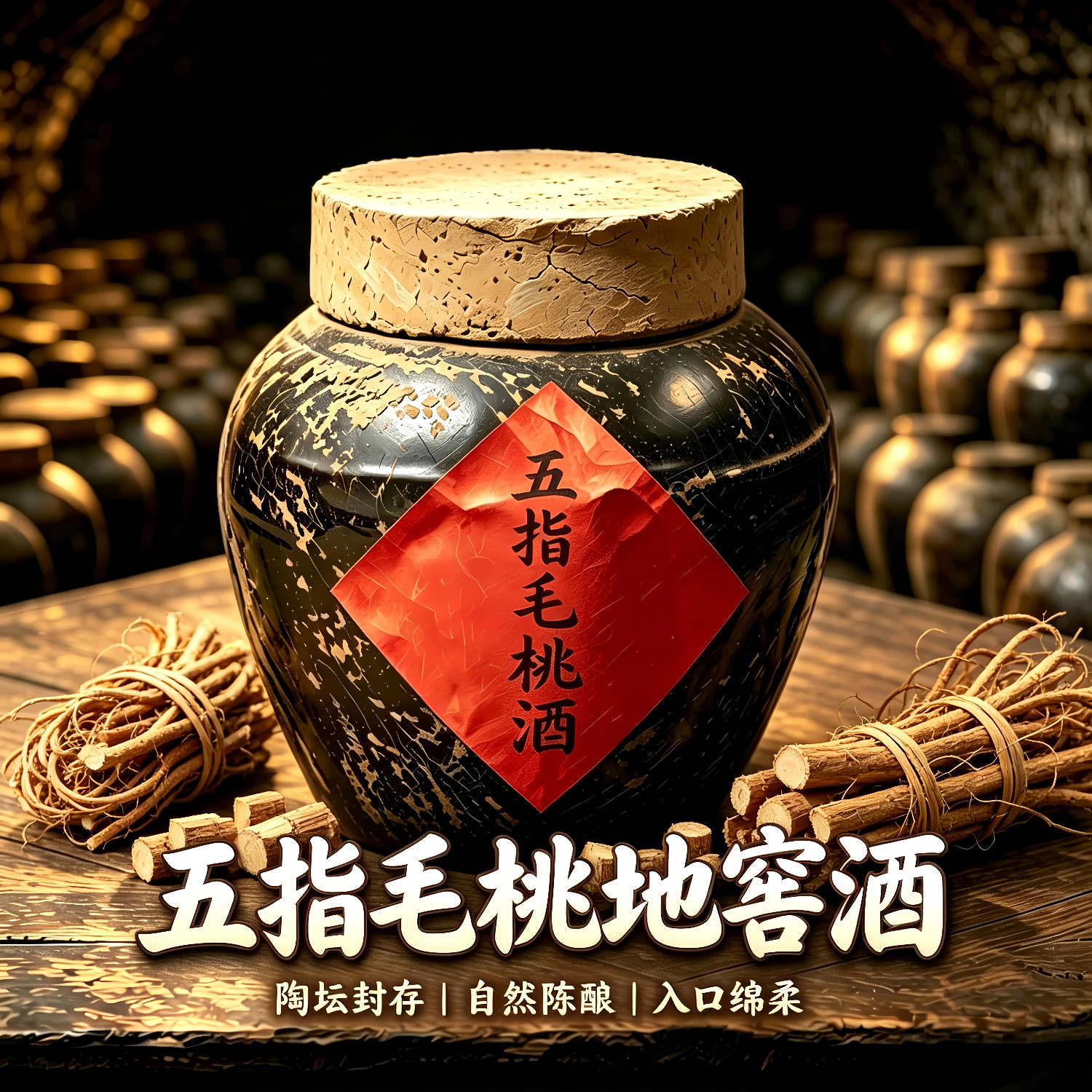 深山五指毛桃地窖酒纯粮40度