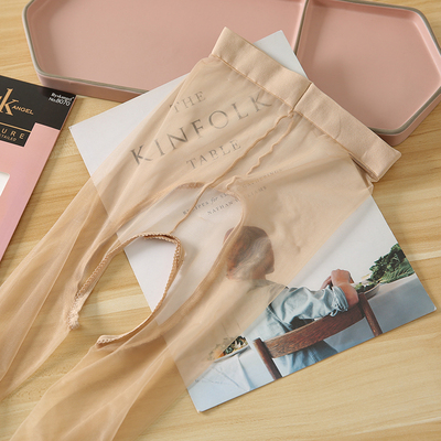 丝袜脚尖透明隐形一线裆小开档