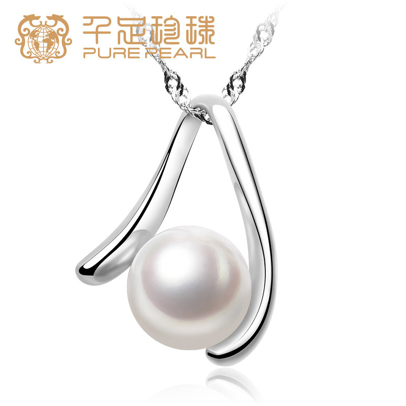 千足项链送女友淡水珍珠