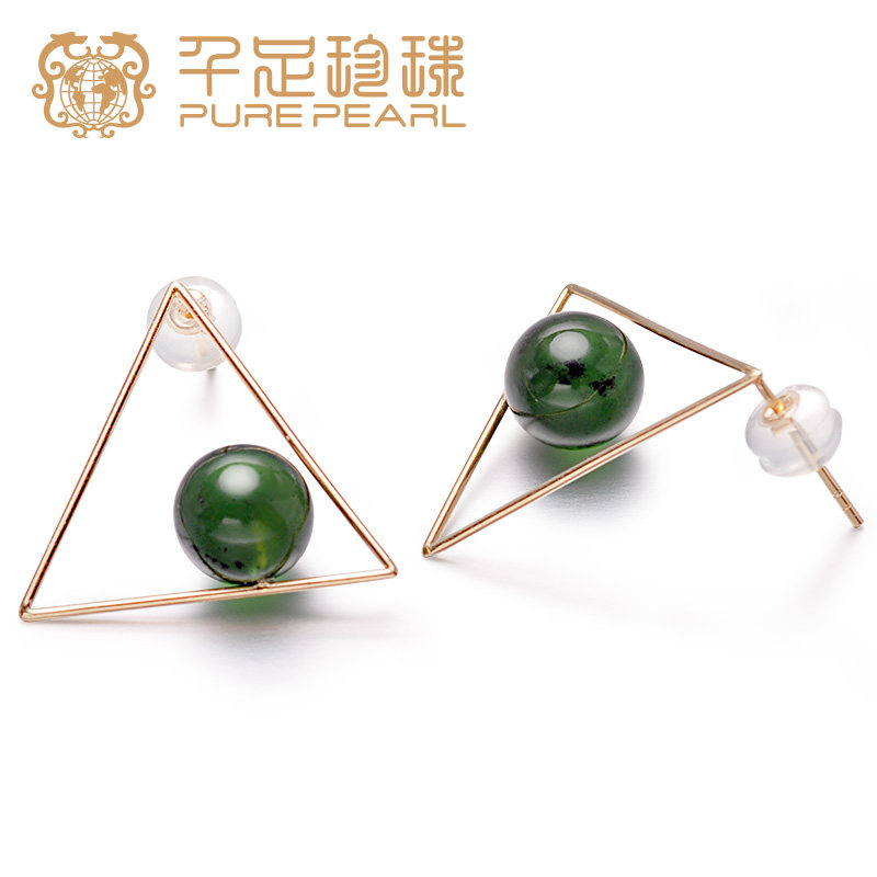 Millipede Pearl 8-9mm serpentine 18K Geometry Earrings Earringsin the Accessories/Fashion Jewelry, Earring , Earrings  category - from Buy2taobao.com to provide professional Taobao agent buy service