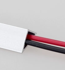 藏线三角形铝材 柜台展柜橱柜型材 直角穿线导线铝管铝条 LED灯槽