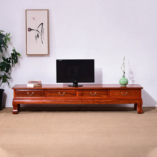 红木家具花梨木电视柜实木地柜