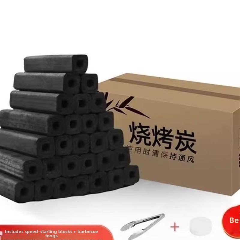 烧烤炉炭10kg环保家用烧烤炭无烟5kg水果炭加热竹炭1.0kg