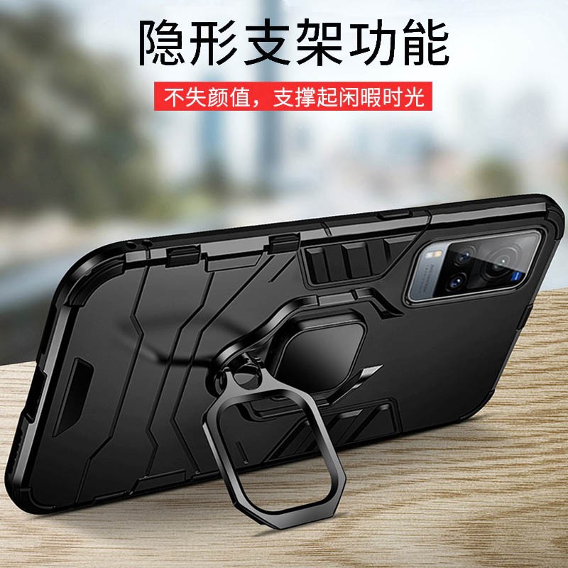 vivoX60手机壳vivo x60pro支架防摔x60Pro+气囊ⅴivox新品vovix新款X60T保护Por维沃wiwox套viovx曲面屏vivix