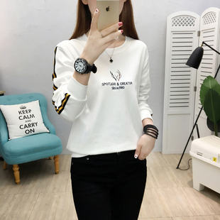 长袖 2025春秋新款 女装 大码 圆领上衣 气质卫衣女士洋气减龄秋衣薄款