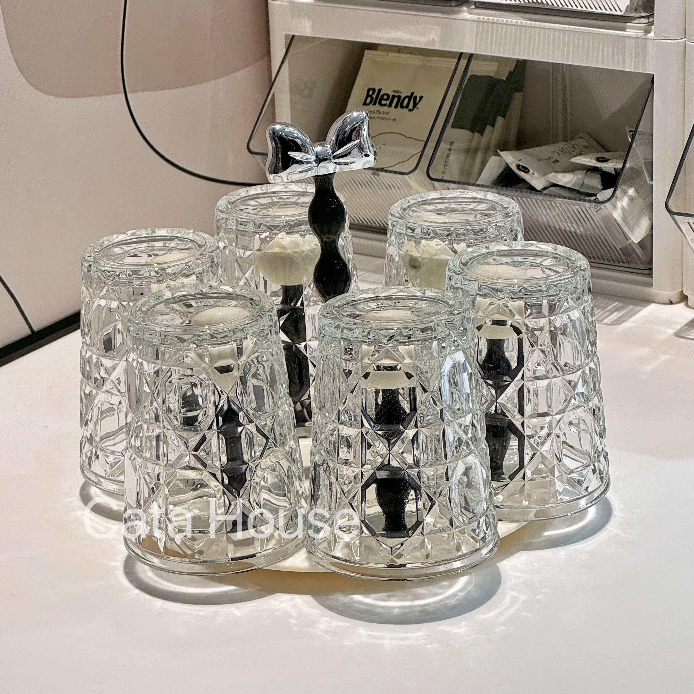 轻奢玻璃杯套装耐高温高颜值