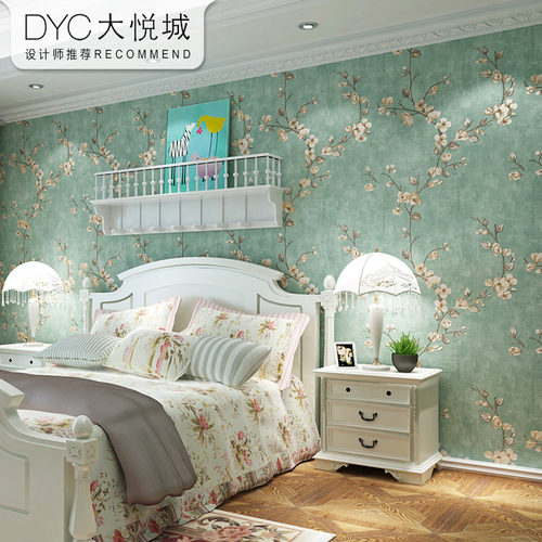 无纺布小碎花欧式怀旧ab版壁纸