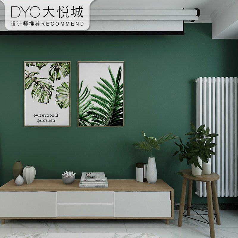 壁纸美式电视纯色卧室服装店墙纸