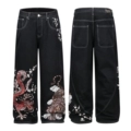 Denim Trousers / Dragon Tiger Black [520]#】