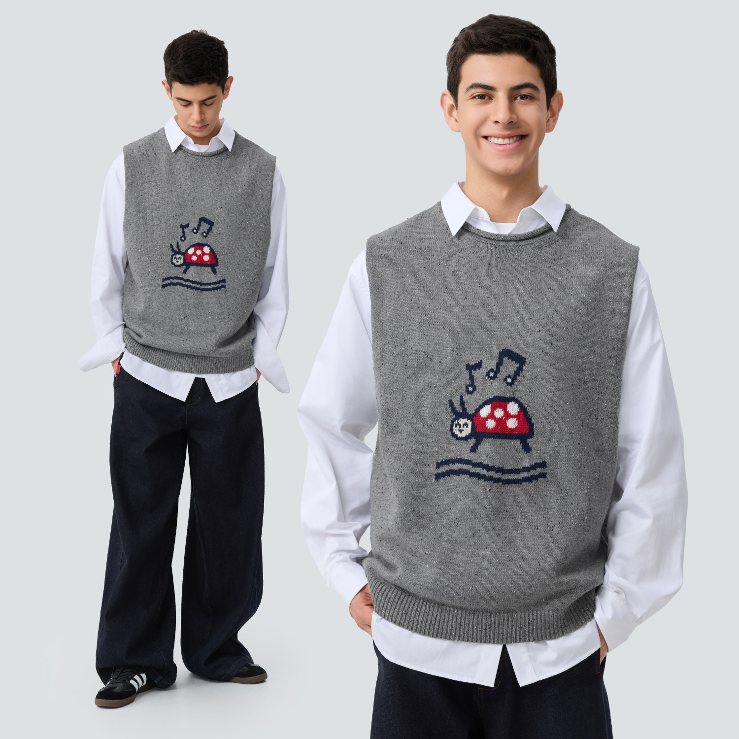 树树脆脆乐园瓢虫毛线马甲