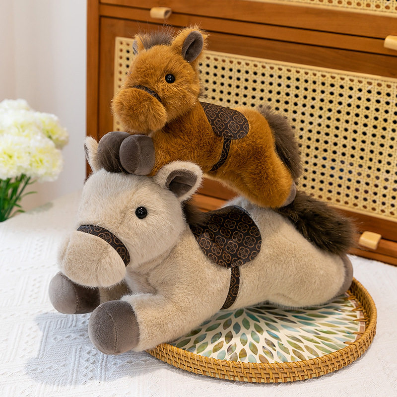 马年吉祥物小马玩偶卡通动物毛绒玩具公仔可爱娃娃抱枕礼品,玩具/童车/益智/积木/模型,毛绒/玩偶/公仔/布艺类玩具,淘宝优惠券,粉丝福利购,淘宝优惠卷