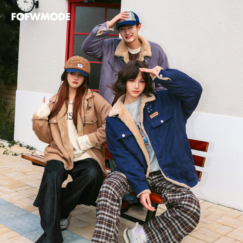 86FANGUP!冬季加绒棉衣外套