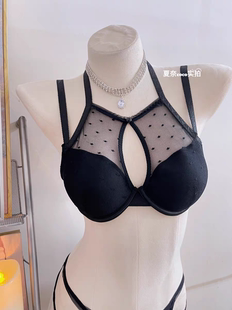 纯欲情趣镂空性感蕾丝内衣女小胸聚拢显大收副乳防下垂文胸胸罩女