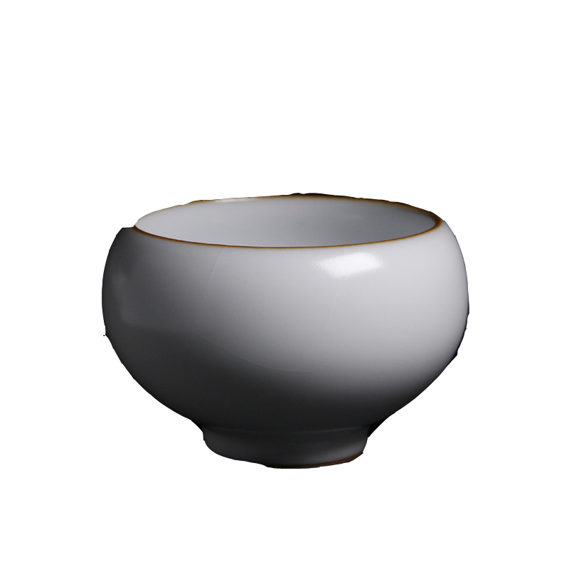 李善明汝窑杯善款汝窑杯全手工原矿开片乾坤天青双釉桂纶杯100ml
