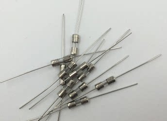 保险丝管 5*20mm 8A 250V带引脚/引线玻璃保险管 慢断 T8AL250V