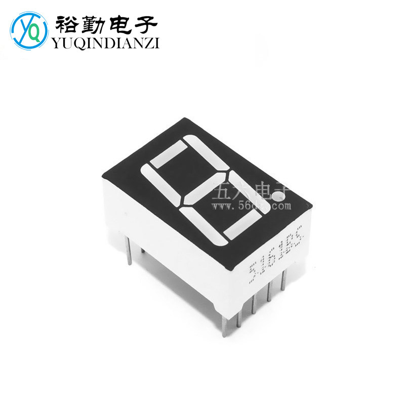 56英寸数码管 红色 1位共阴/共阳 5611ah/5611bh led显示模块